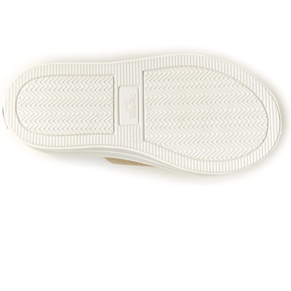 White and Gold Slip On Sneaker Size 5 Toddler - Picture 2 of 4